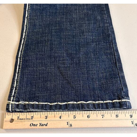 NWT Laguna Beach Jean Co. Hand Stitched Hand Made Blue Denim Jeans Size 28 - Picture 12 of 12